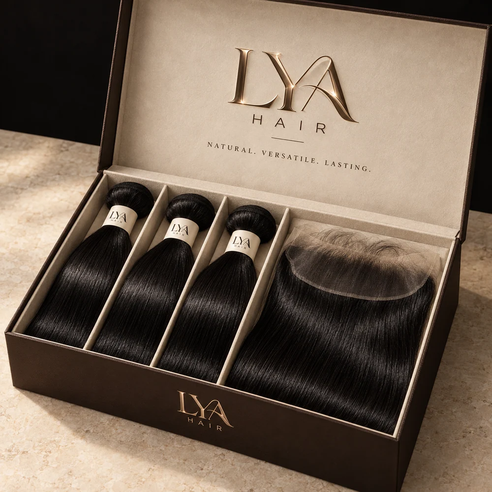 Coffret LYA HAIR avec mèches et finition lace