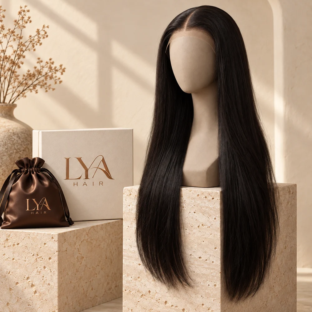 Perruque lisse et son coffret LYA HAIR